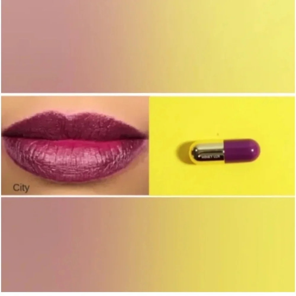 💎 Winky Lux Mini Lip Pill & Velour Mini in CITY Travel .8g/.02oz New In Box